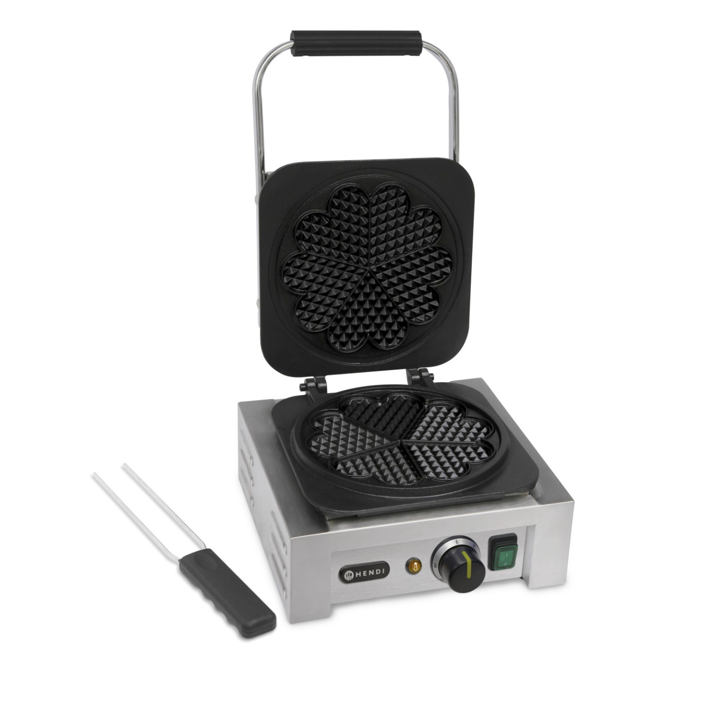 Gaufrier électrique Coeur 2200W HENDI-mondialchr.com