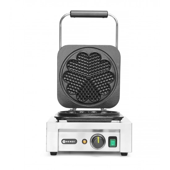 Gaufrier électrique Coeur 2200W HENDI-mondialchr.com