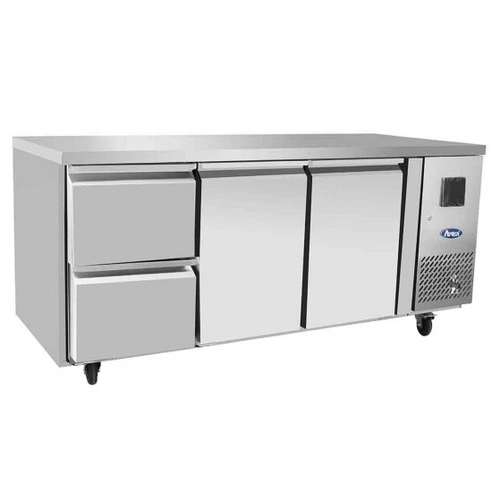 Table réfrigérée positive GN11 avec tiroirs P700 340L Atosa-mondialchr.com