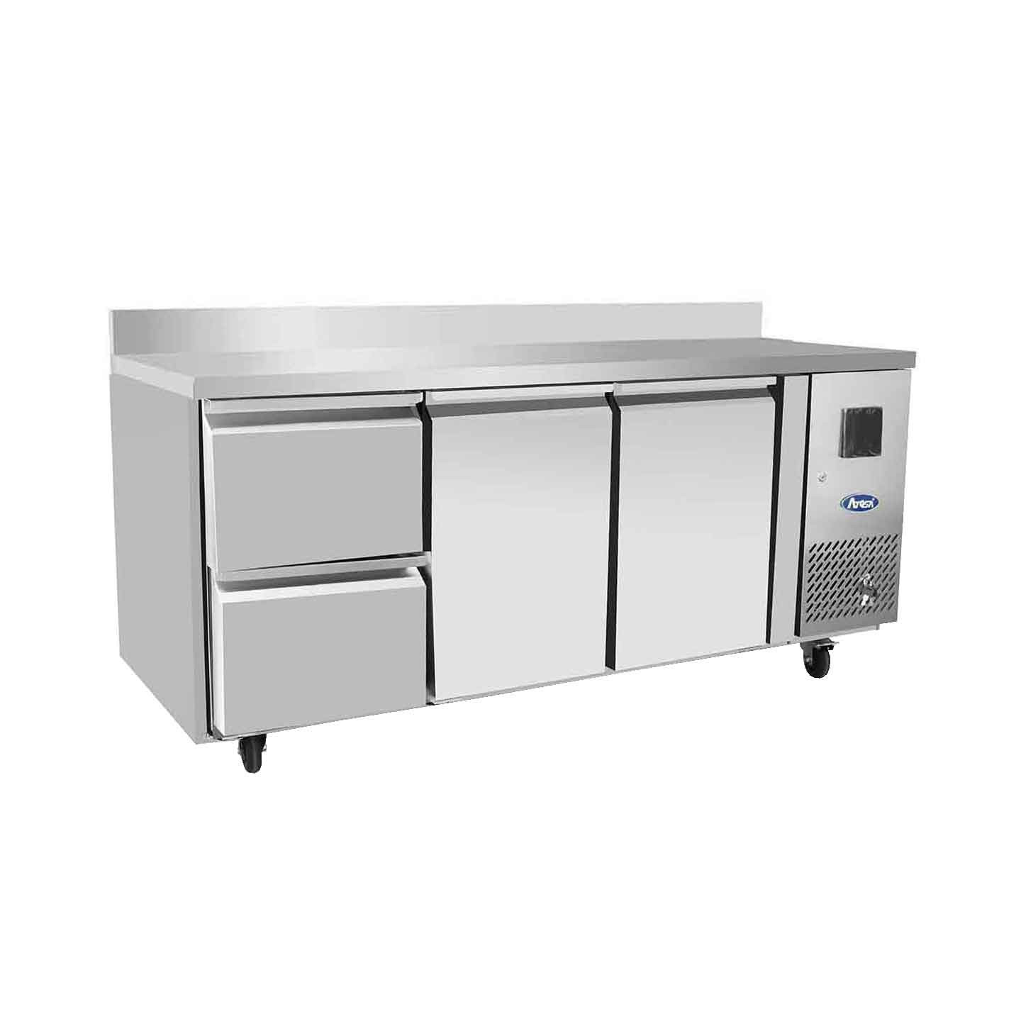 Table réfrigérée positive GN11 avec dosseret 340L Atosa-mondialchr.com