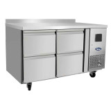 Table réfrigérée positive GN11 avec dosseret 280L Atosa-mondialchr.com