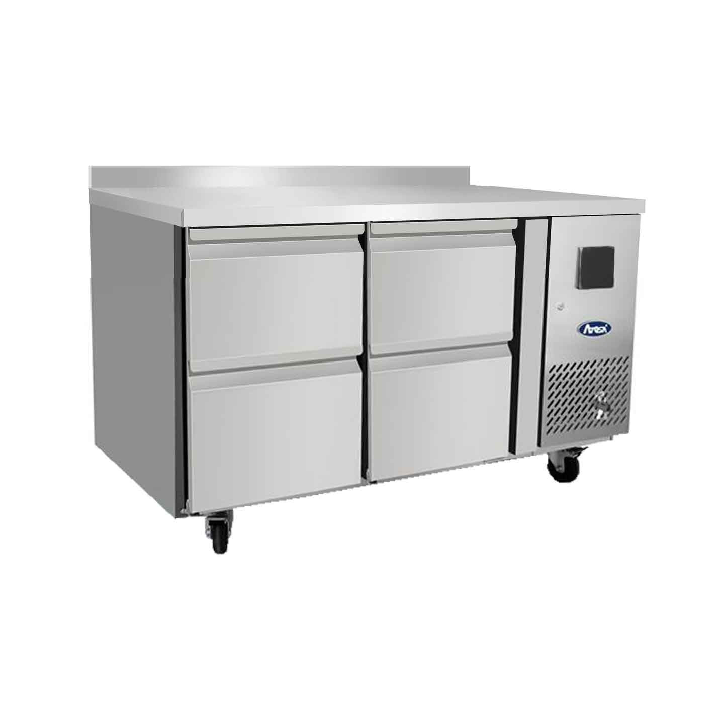Table réfrigérée positive GN11 avec dosseret 280L Atosa-mondialchr.com