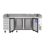 Table à pizza 400×600 2 portes 480L ATOSA-mondialchr.com