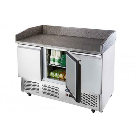 Meuble à pizzas compact GN1 1 380L 3 portes ATOSA-mondialchr.com