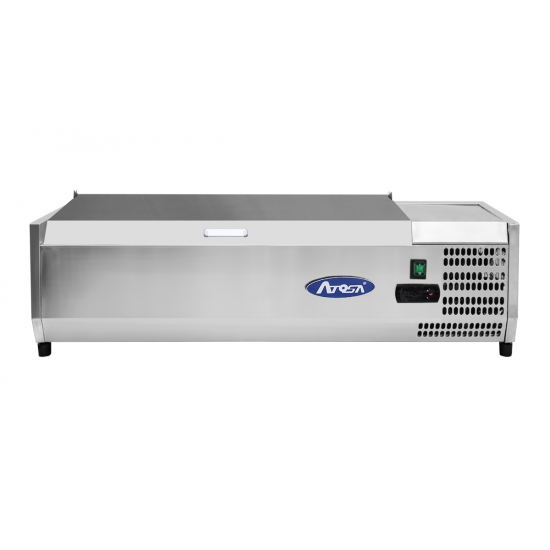 Présentoir à ingrédients inox 5GN1 4 L1205mm Atosa-mondialchr.com