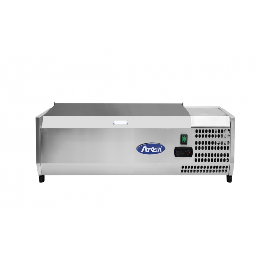 Présentoir à ingrédients inox 4GN1 3 L1205mm Atosa-mondialchr.com