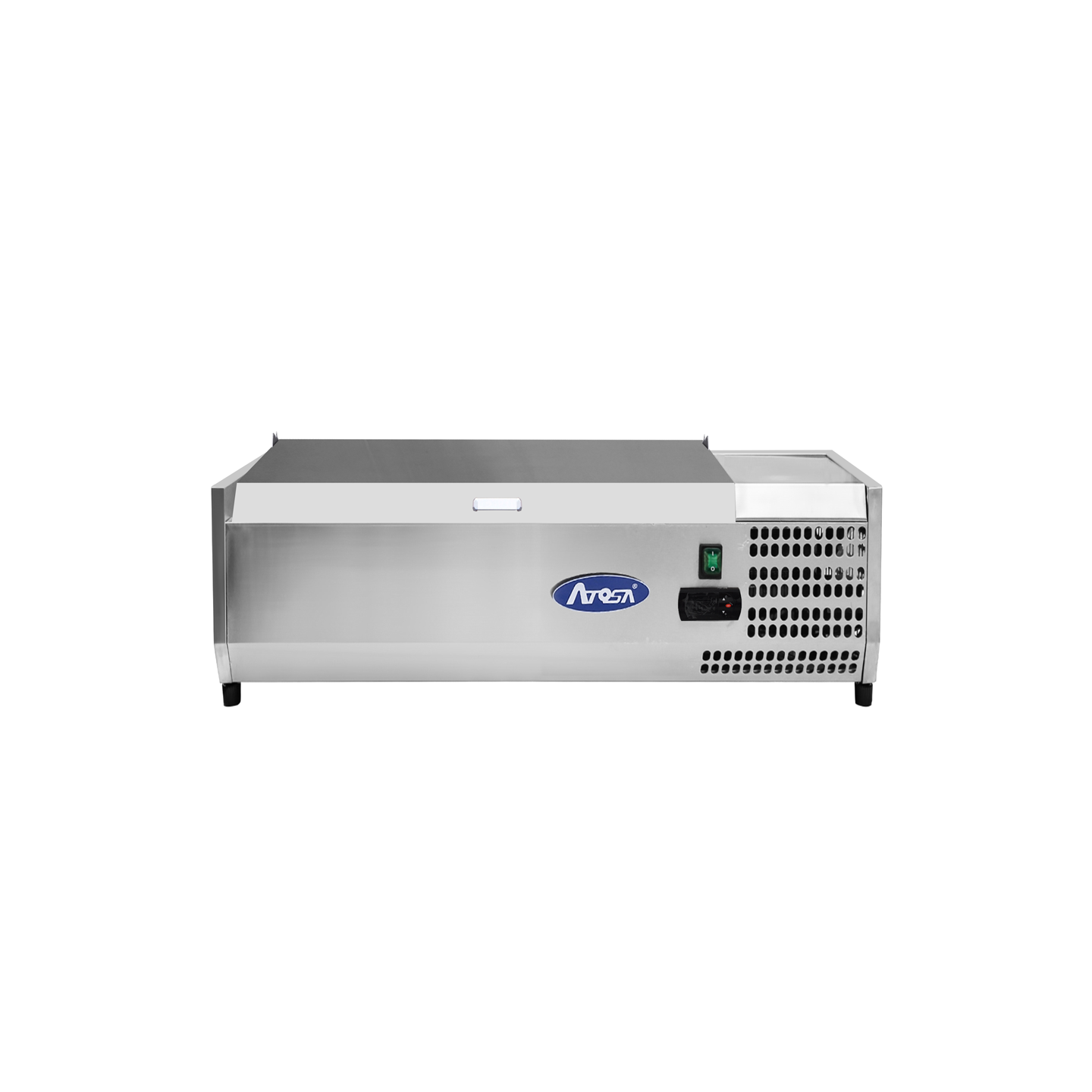 Présentoir à ingrédients inox 4GN1 3 L1205mm Atosa-mondialchr.com