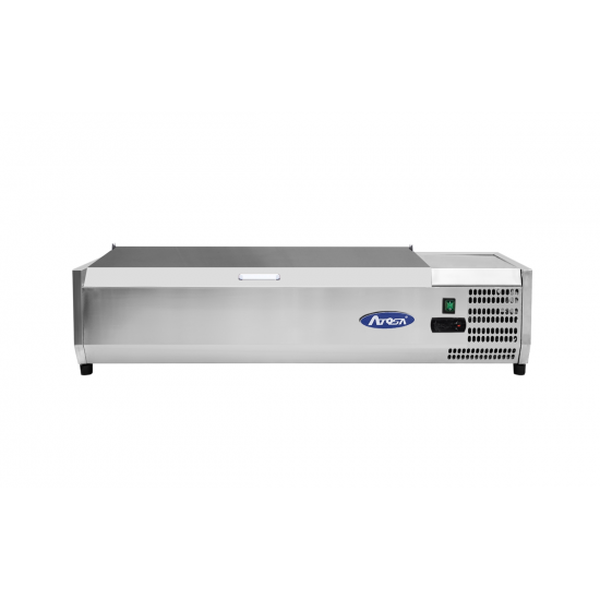 Présentoir à ingrédients inox 6GN1 4 L1405mm Atosa-mondialchr.com