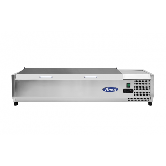 Présentoir à ingrédients inox 7GN1 4 L1505mm Atosa-mondialchr.com