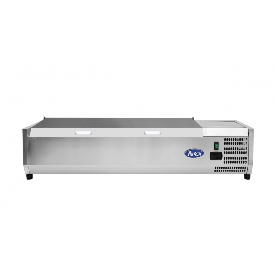 Présentoir à ingrédients inox 6GN1 3 L1505mm Atosa-mondialchr.com