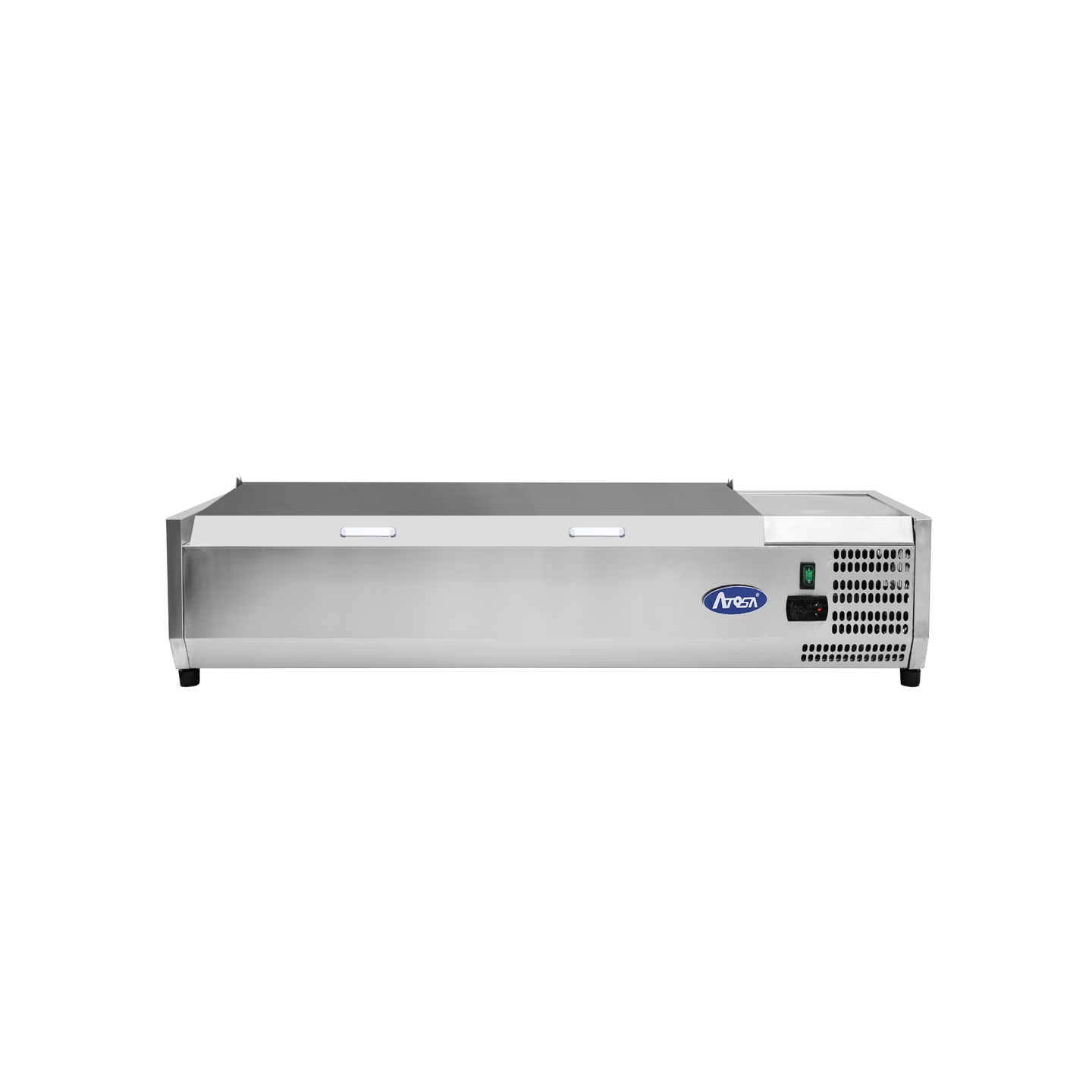 Présentoir à ingrédients inox 6GN1 3 L1505mm Atosa-mondialchr.com