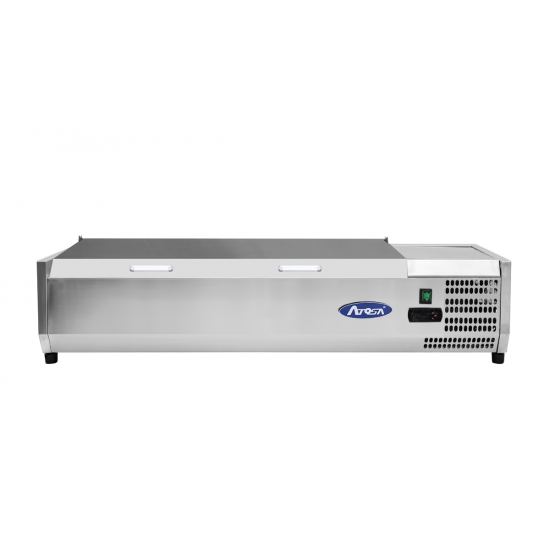 Présentoir à ingrédients inox 7GN1 4 L1605mm Atosa-mondialchr.com