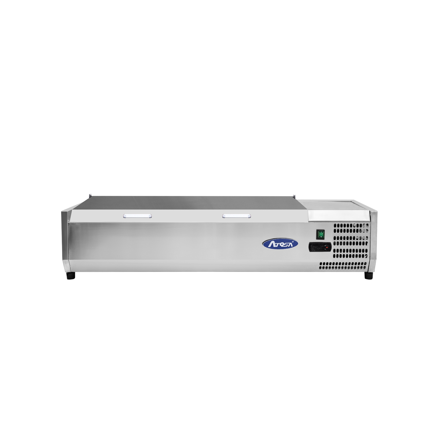 Présentoir à ingrédients inox 7GN1 4 L1605mm Atosa-mondialchr.com