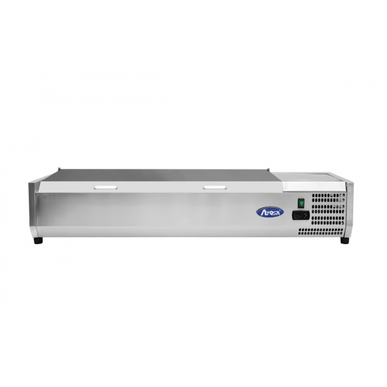 Présentoir à ingrédients inox 7GN1 3 L1605mm Atosa-mondialchr.com
