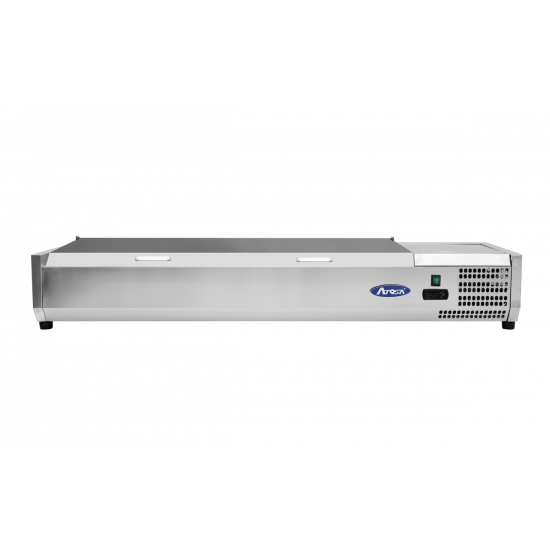 Présentoir à ingrédients inox 10 GN1 4 L2005mm Atosa-mondialchr.com