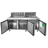 Saladette réfrigérée tropicalisée 600L 18 GN16 Atosa-mondialchr.com