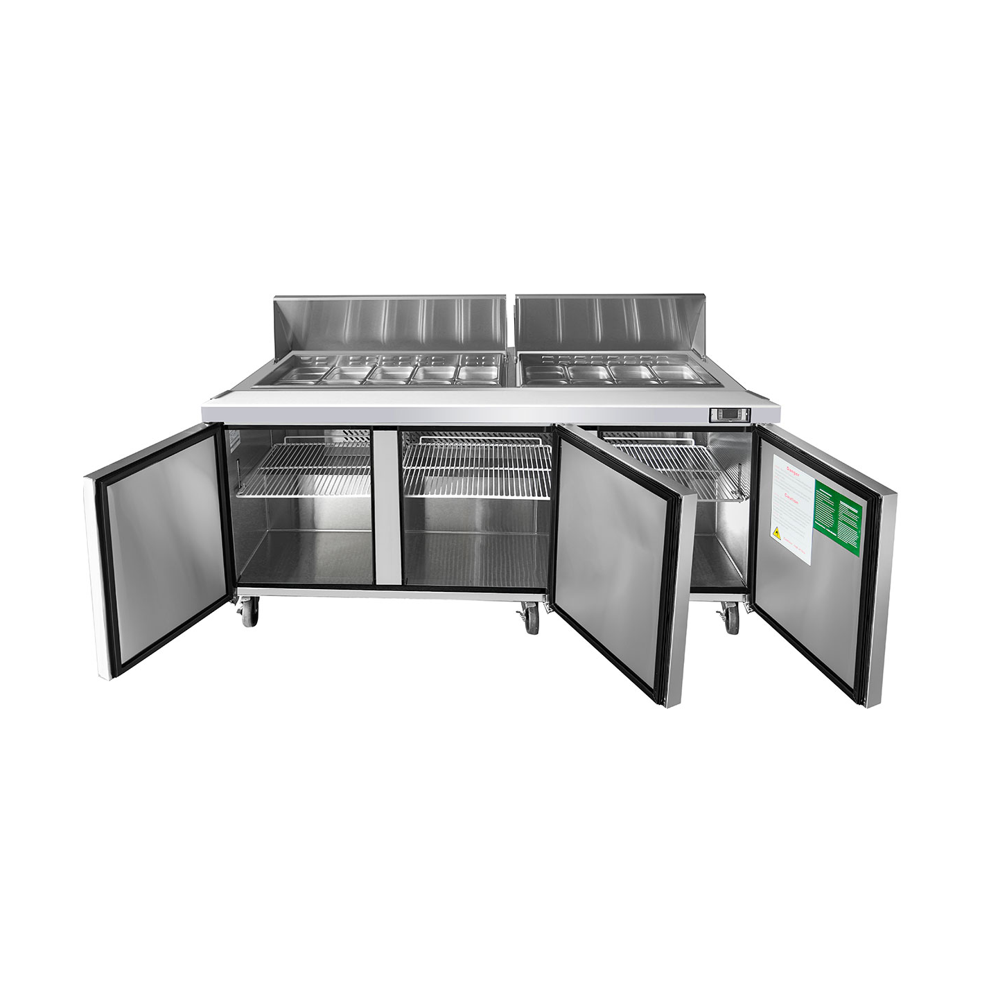 Saladette réfrigérée tropicalisée 600L 18 GN16 Atosa-mondialchr.com