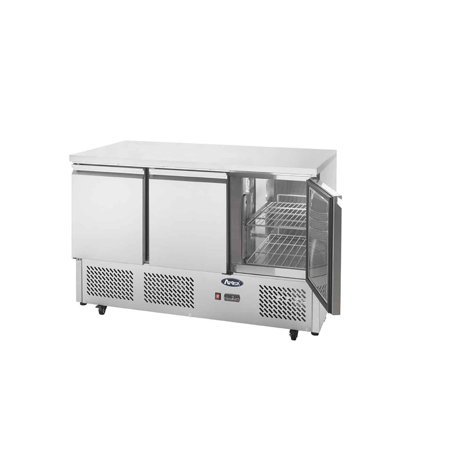 Table réfrigérée positive compacte 3 portes 380L ESL3851GR Atosa-mondialchr.com