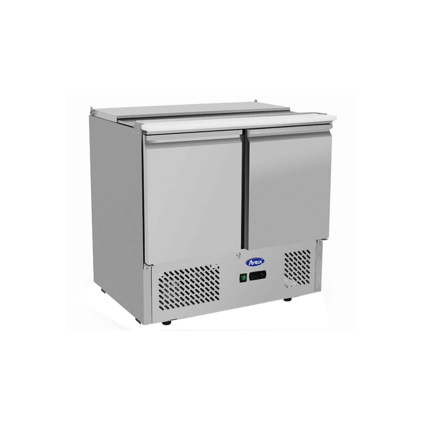 Saladette réfrigérée positive 2 portes 300L ESL3800GR Atosa-mondialchr.com