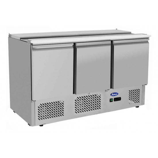 Saladette réfrigérée positive 3 portes 380L ESL3850GR – Atosa-mondialchr.com