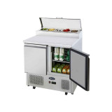 Saladette réfrigérée positive 2 portes 300L ESL3832GR Atosa-mondialchr.com
