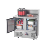 Meuble à pizzas compact 2 portes plan granit ESL3831GR – Atosa-mondialchr.com