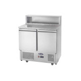 Meuble à pizzas compact 2 portes plan granit ESL3831GR – Atosa-mondialchr.com