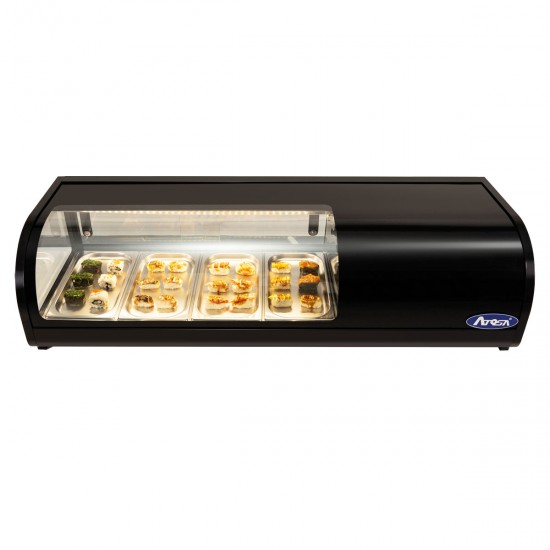 Vitrine à sushi Pro 4 bacs GN1/3 L1175 50L WLS-50L Atosa-mondialchr.com