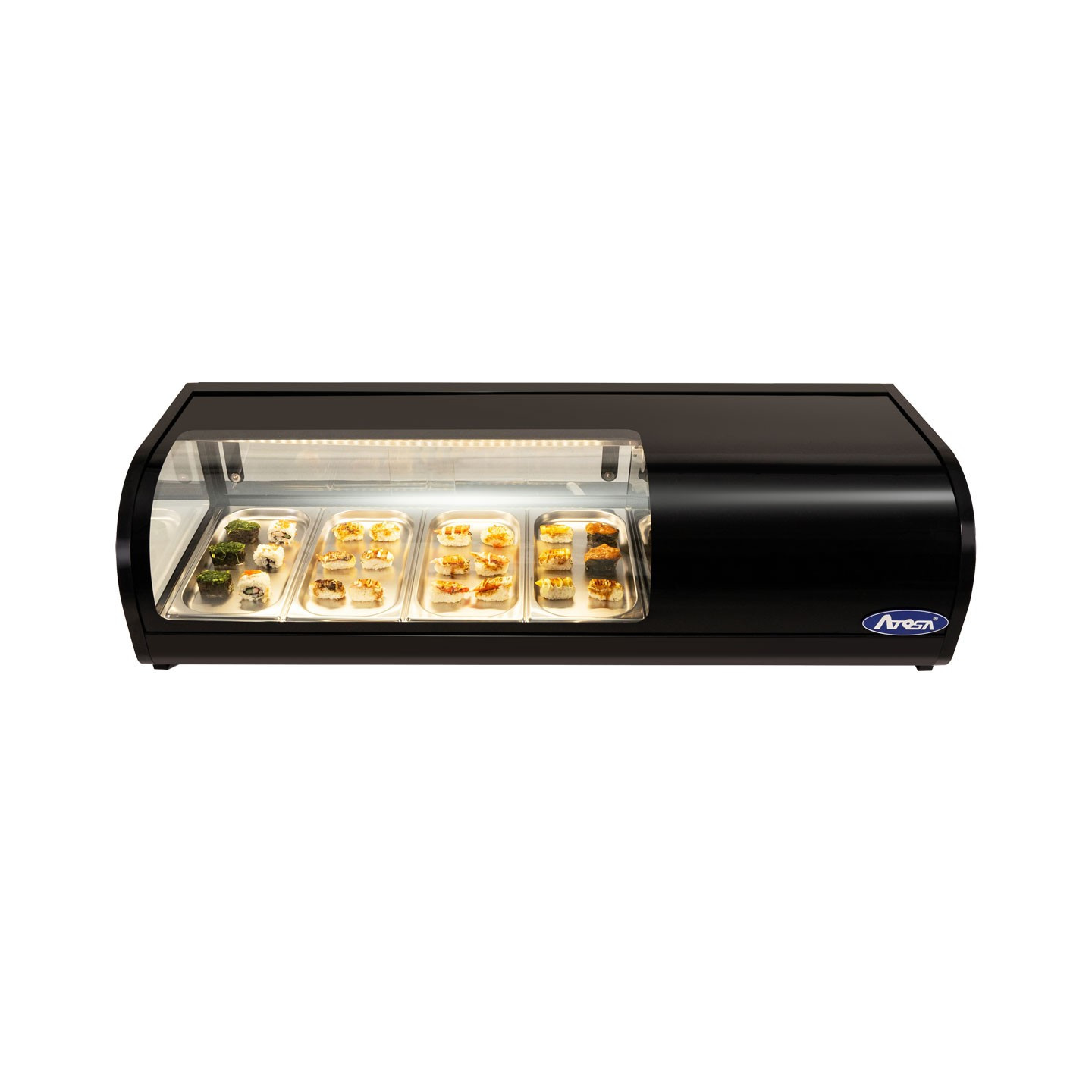 Vitrine à sushi Pro 4 bacs GN1/3 L1175 50L WLS-50L Atosa-mondialchr.com