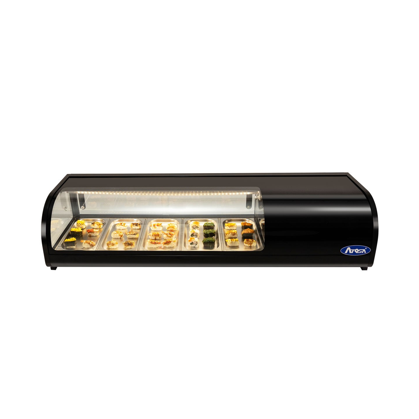 Vitrine à sushi 5 bacs GN1/3 L1352 62L WLS-62L Atosa-mondialchr.com