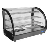 Vitrine chauffante bombée pro 125L WHY125L-B Atosa-mondialchr.com