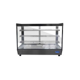Vitrine chauffante droite de comptoir 200L WHF200L-B Atosa-mondialchr.com