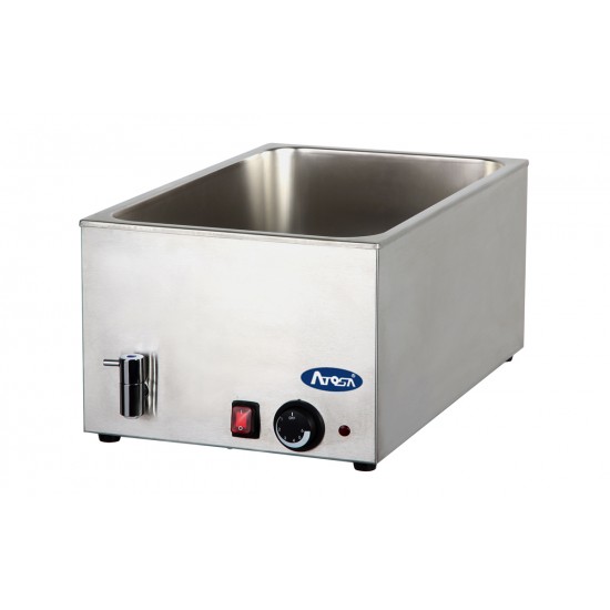 Bain-Marie GN1/1 avec robinet de vidange 8710 Atosa-mondialchr.com