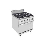 Fourneau gaz Pro P700 4 feux avec four AT7G4BO-2 Atosa -mondialchr.com