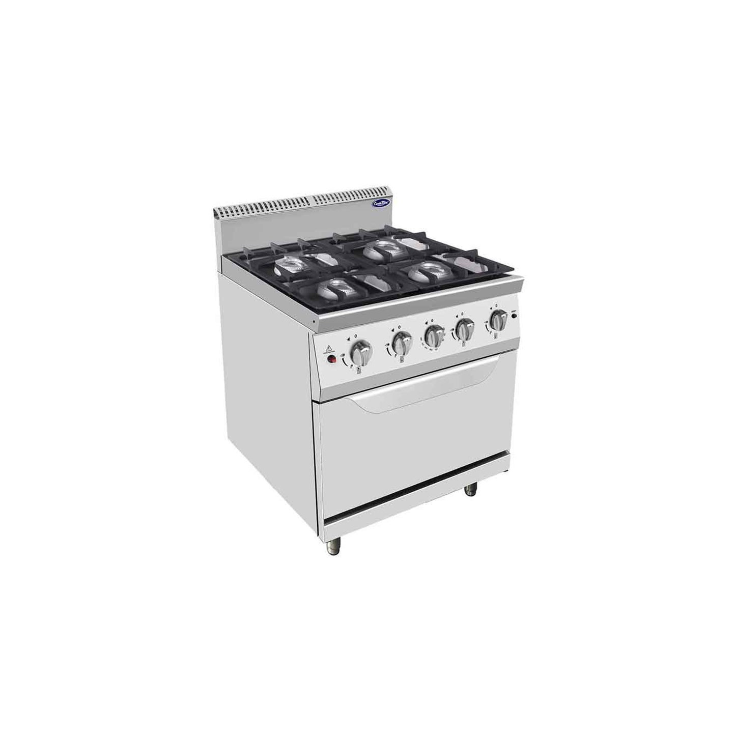 Fourneau gaz Pro P700 4 feux avec four AT7G4BO-2 Atosa -mondialchr.com