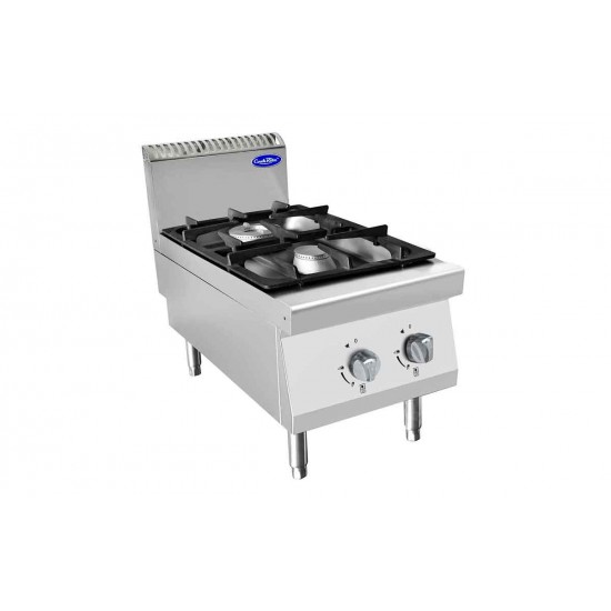 Fourneau gaz P700 2 feux à poser AT7G2B-C-2 Atosa -mondialchr.com