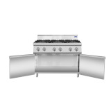 Fourneau gaz P700 6 feux sur placard AT7G6B-F-2 Atosa-mondialchr.com