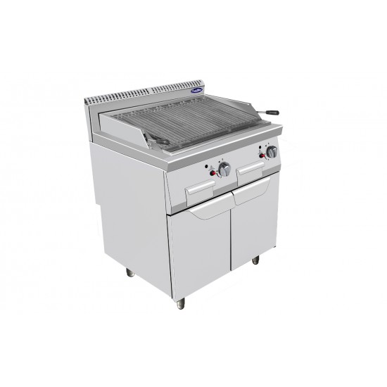 Grill gaz P700 2 brûleurs sur placard L800 AT7G8CM-F Atosa-mondialchr.com