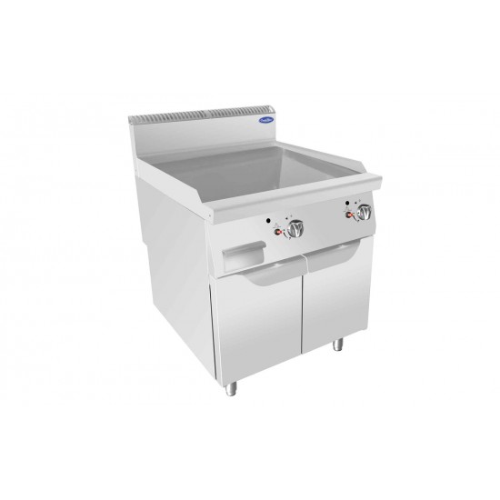 Plancha gaz P700 2 brûleurs sur placard L800 AT7G8G-F-A Atosa-mondialchr.com
