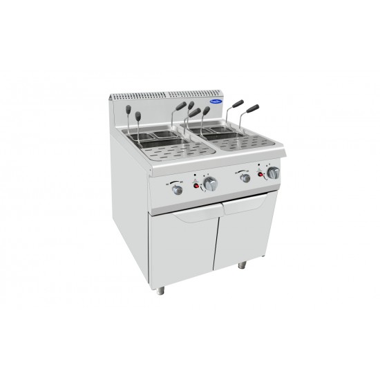 Cuiseur à pâtes gaz 2 cuves 25+25L P700 L800 AT7G8P-F Atosa-mondialchr.com