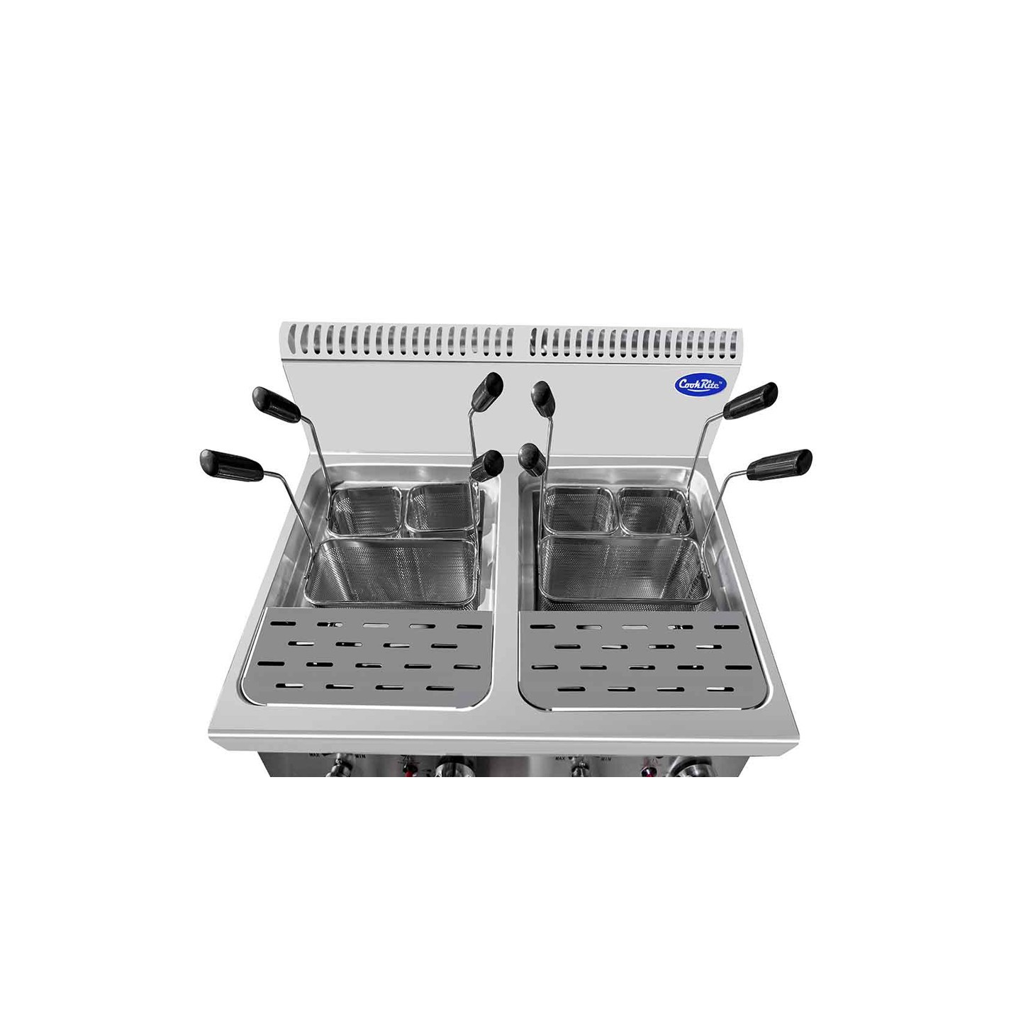 Cuiseur à pâtes gaz 2 cuves 25+25L P700 L800 AT7G8P-F Atosa-mondialchr.com