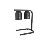 Chauffe frites professionnel 2 lampes noir DL2112-B Atosa -mondialchr.com