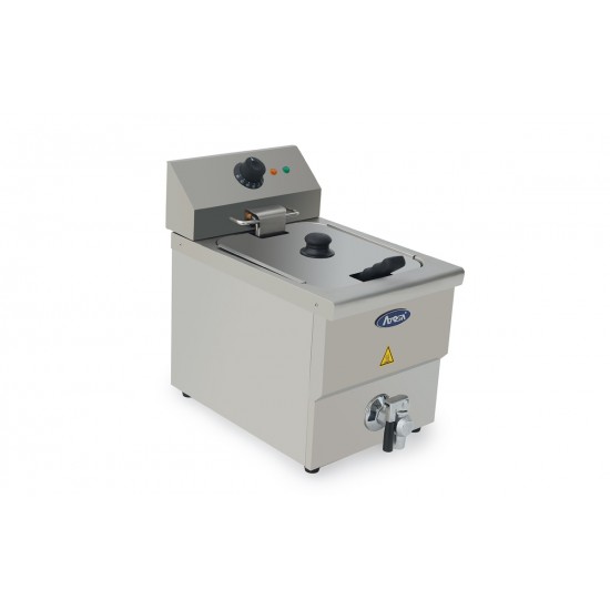 Friteuse électrique 8 Litres avec vidange ATEF-08L Atosa -mondialchr.com