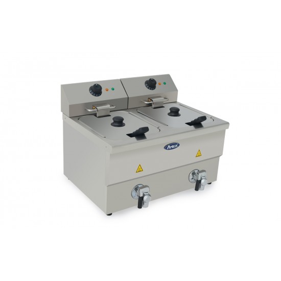 Friteuse électrique double bac 2x8L ATEF-08L-2 Atosa -mondialchr.com