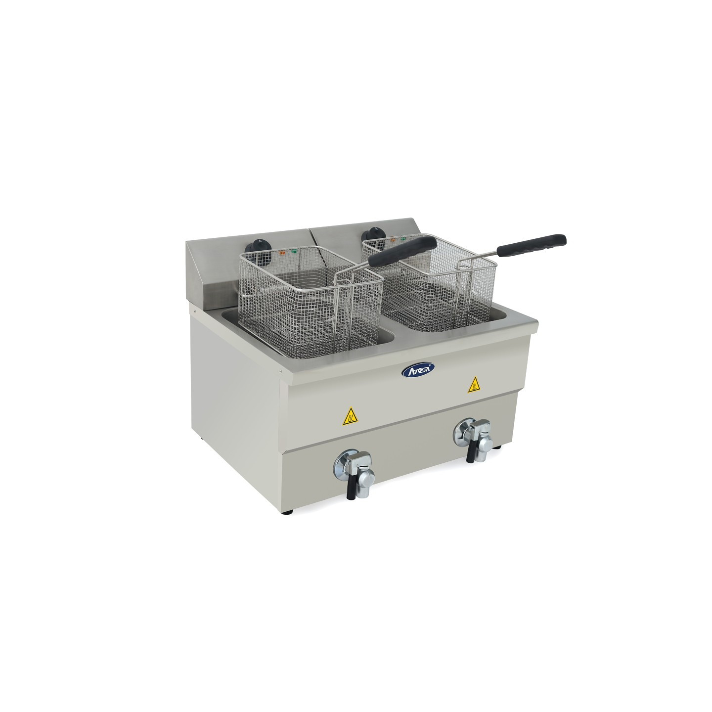 Friteuse électrique double bac 2x8L ATEF-08L-2 Atosa -mondialchr.com