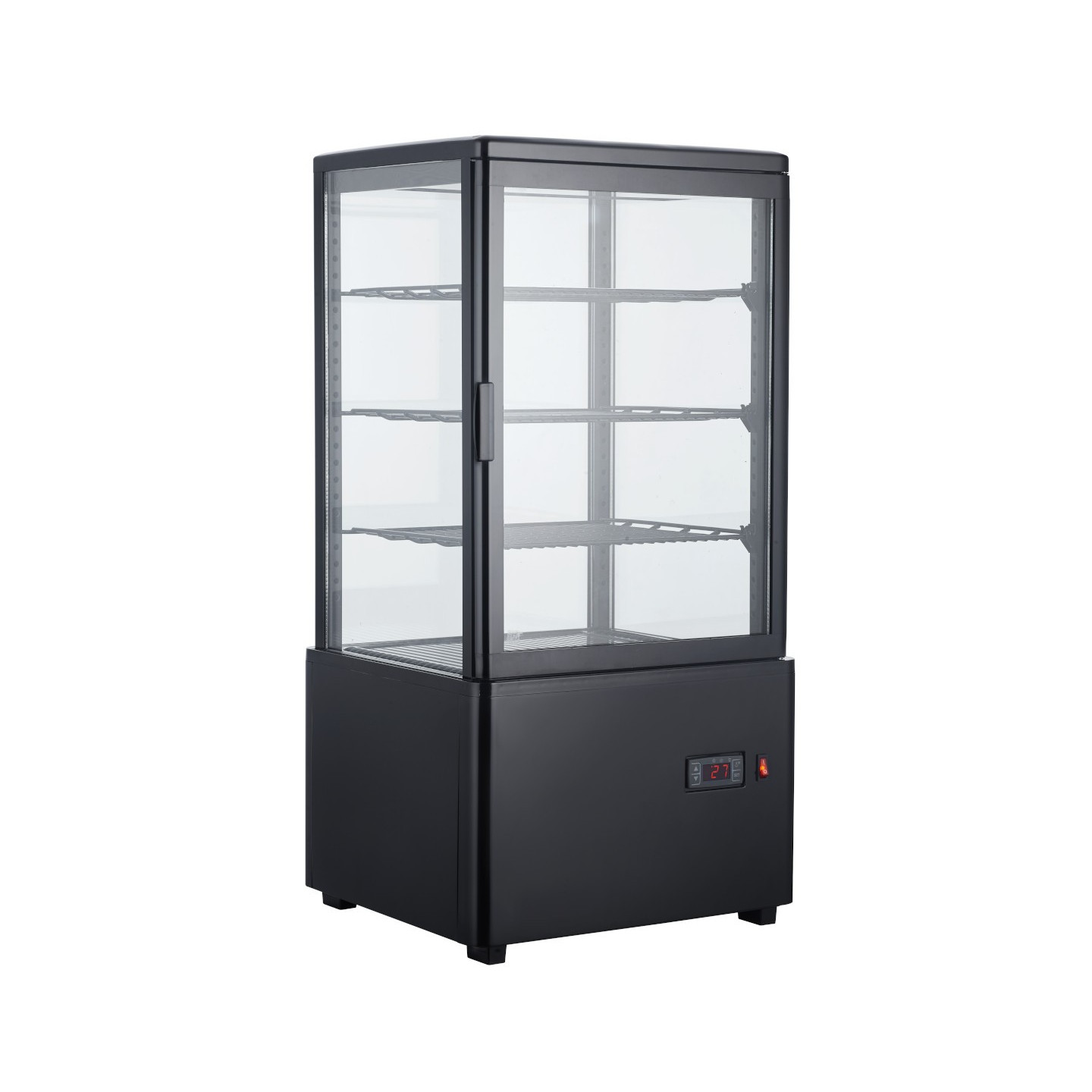 Vitrine réfrigérée de comptoir positive Noir 68L CUISTANCE-mondialchr.com
