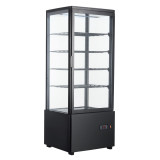 Vitrine réfrigérée de comptoir positive Noir 98L CUISTANCE-mondialchr.com