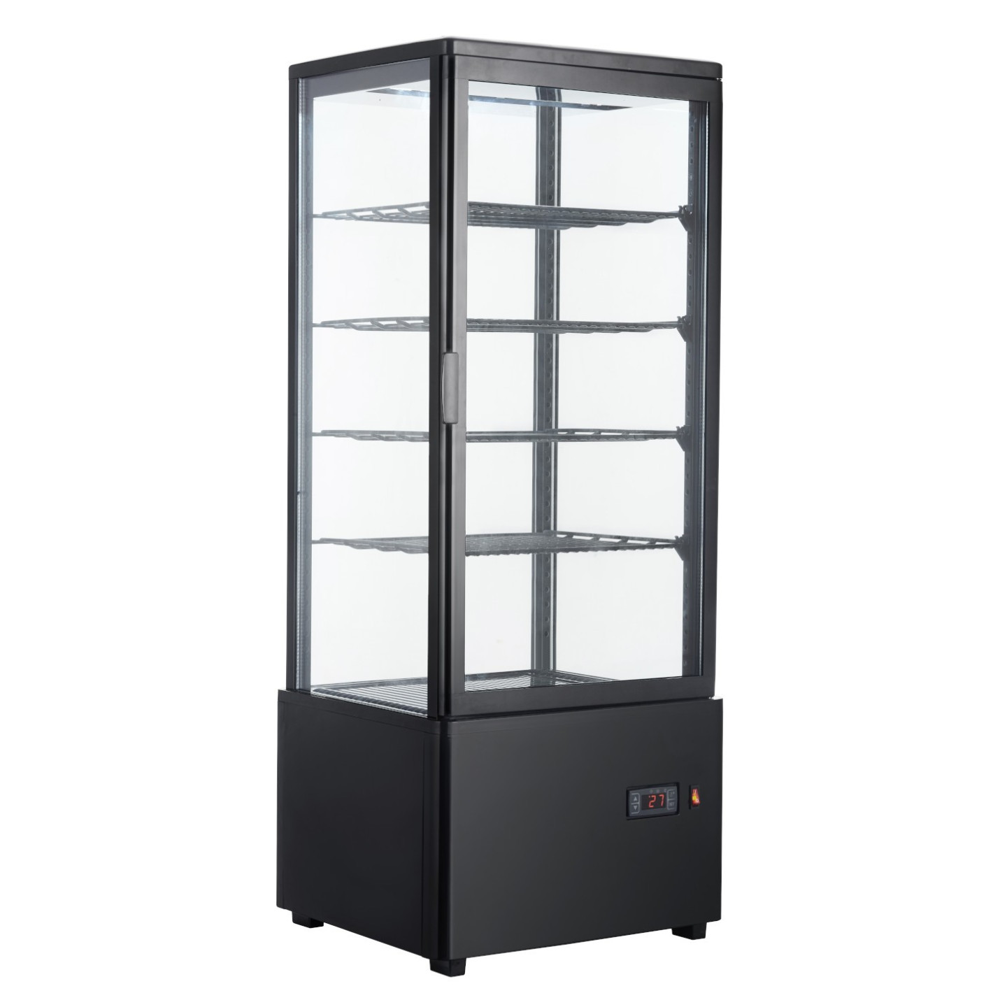Vitrine réfrigérée de comptoir positive Noir 98L CUISTANCE-mondialchr.com