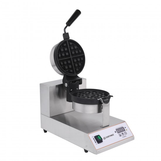 Machine à gauffres en inox Ronde 170mm WB03D Cuistance-mondialchr.com