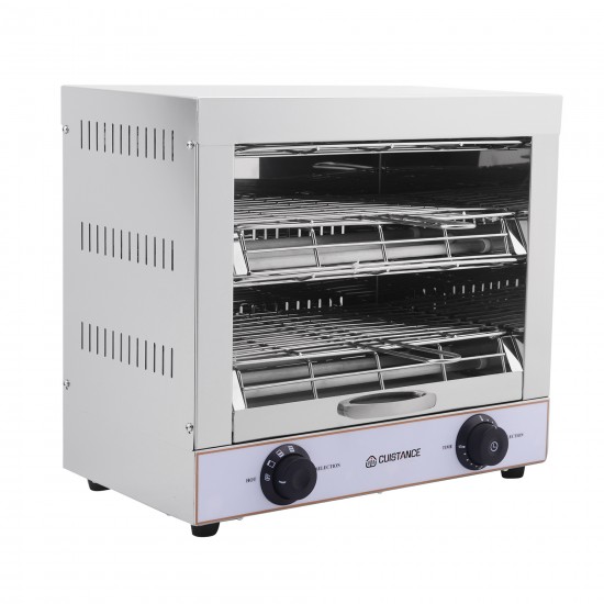 Toaster avec 2 niveaux H400mm QT2 Cuistance-mondialchr.com